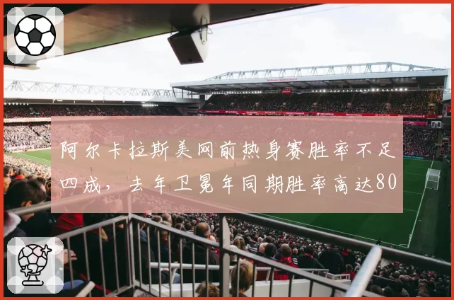 阿尔卡拉斯美网前热身赛胜率不足四成，去年卫冕年同期胜率高达80%